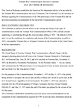 Vietnam War Commemoration Advisory Committee Advisory Committee, 2018-2019 TERMS OF REFERENCE