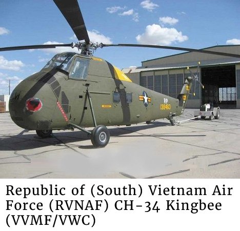 Photo of a Republic of (South) Vietnam Air Force (RVNAF) CH-34 Kingbee (VVMF/VWC)