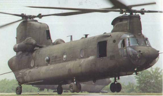 Photo of a CH-47D Chinook. (U.S. Army)