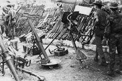 Captured Communist Weapons and Ammunition