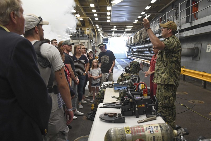 2022 San Diego Fleet Week photo of a demonstration