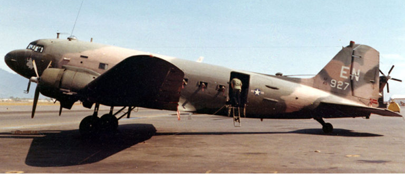 Photo of a 4th Special Operations Squadron AC-47D, Vietnam (U.S. Air Force)