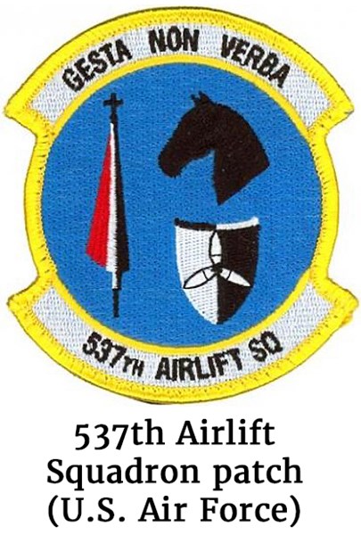 537th Airlift Squadron patch (U.S. Air Force)