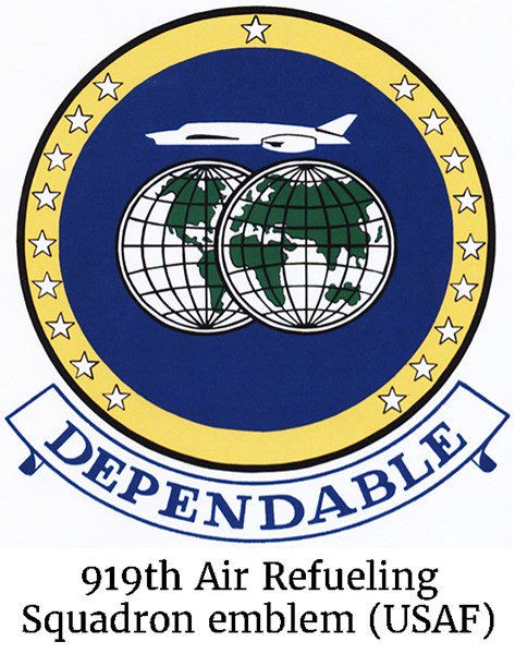 919th Air Refueling Squadron emblem (USAF)
