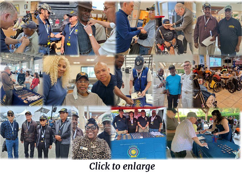 Photo collage of VWC Navy Week events