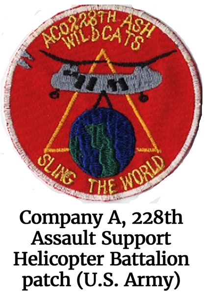 Company A, 228th Assault Support Helicopter Battalion patch (U.S. Army)