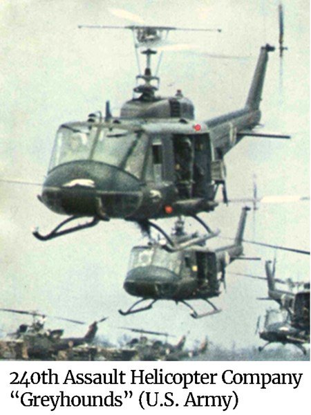 Photo of the 240th Assault Helicopter Company “Greyhounds” (U.S. Army)