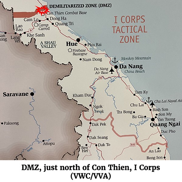 Mao of the DMZ, just north of Con Thien, I Corps (VWC/VVA)