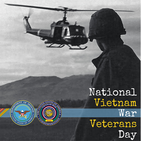 National Vietnam War Veterans Day graphic