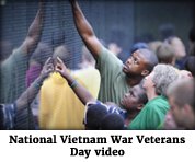 Graphic of people touching the Vietnam Veterans Memorial Wall.