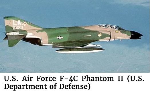 Photo of a U.S. Air Force F-4C Phantom II (U.S. Department of Defense).