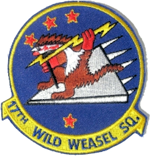 Unofficial patch of the 17th Wild Weasel Squadron (U.S. Air Force)