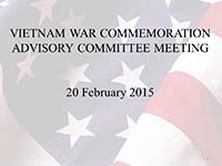 Vietnam War Advisory Committee Meeting 02202015