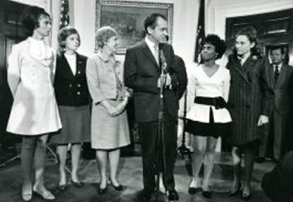 White House press conference with members of "the league" in 1969.
